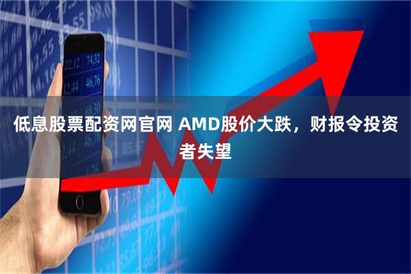低息股票配资网官网 AMD股价大跌，财报令投资者失望